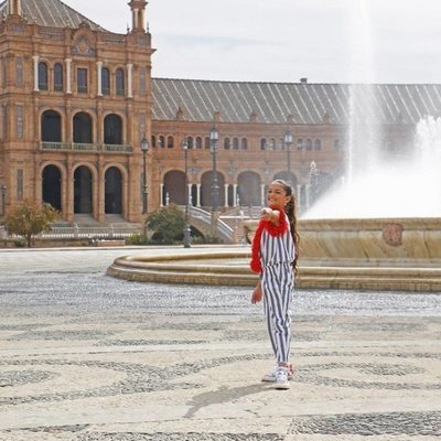 Soleá en una secuencia de "Palante", su videoclip para JESC 2020