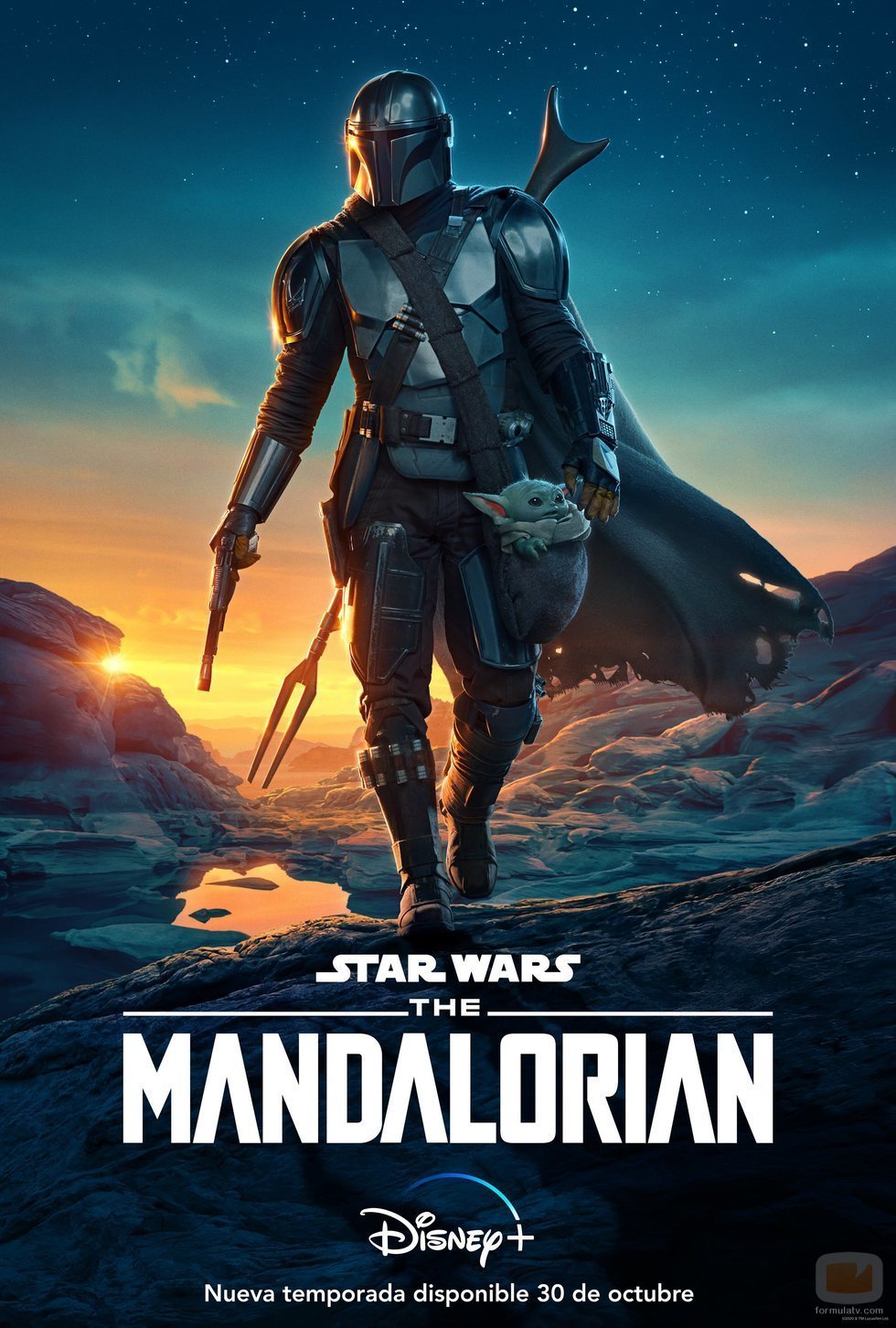 Póster oficial de la temporada 2 de 'The Mandalorian'