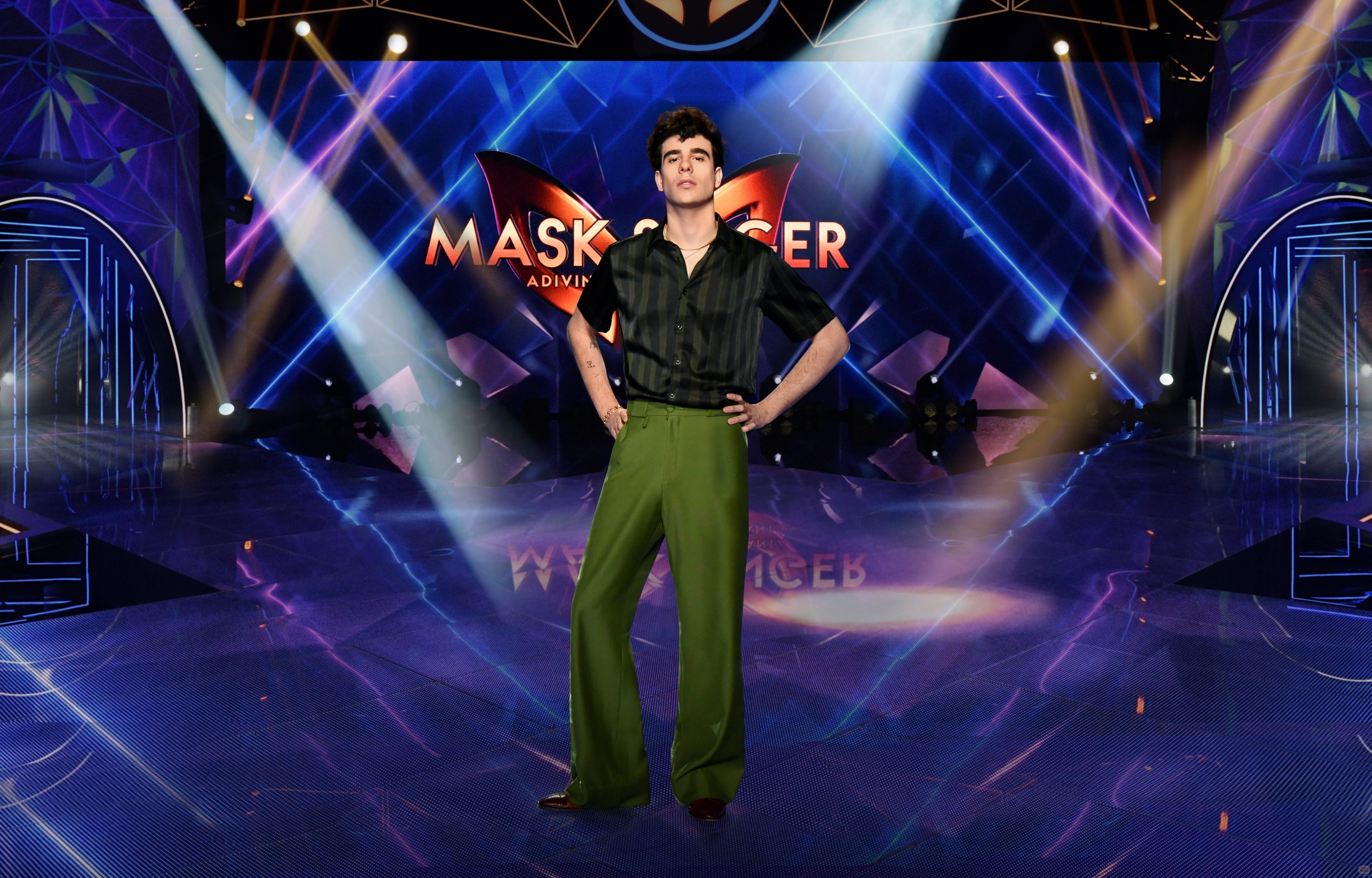  Javier Calvo, en el escenario de 'Mask Singer: adivina quién canta'