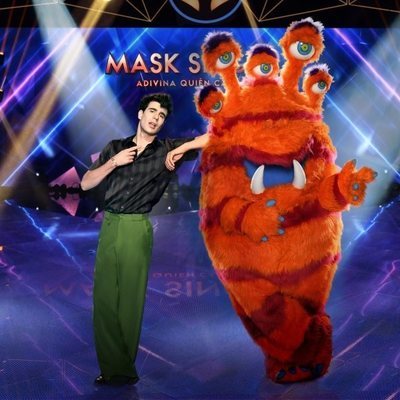 Javier Calvo y el Monstruo, en 'Mask Singer: adivina quién canta'