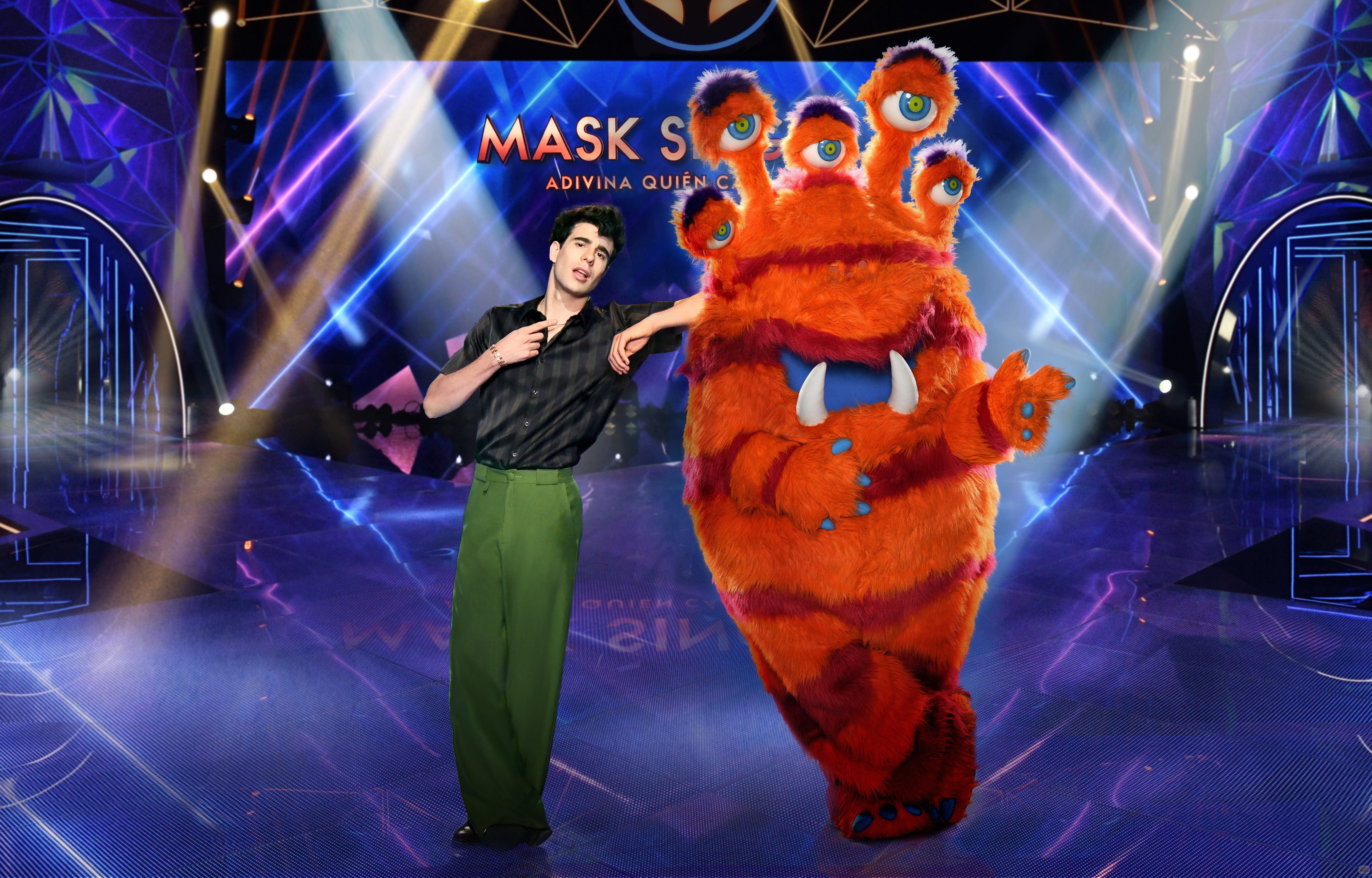 Javier Calvo y el Monstruo, en 'Mask Singer: adivina quién canta'