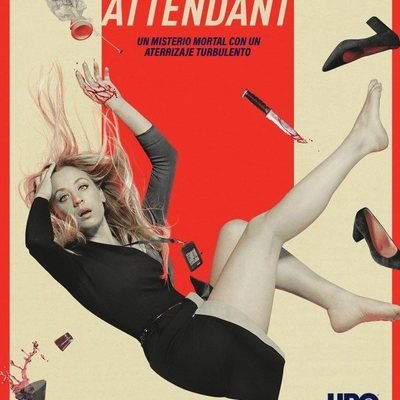 Póster de 'The Flight Attendant', protagonizada por Kaley Cuoco
