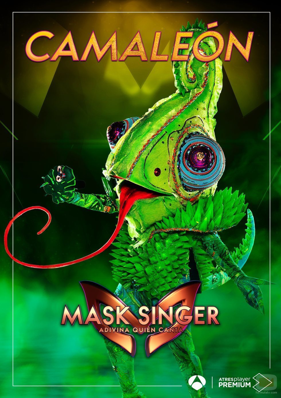 La máscara de Camaleón en 'Mask singer: adivina quien canta'
