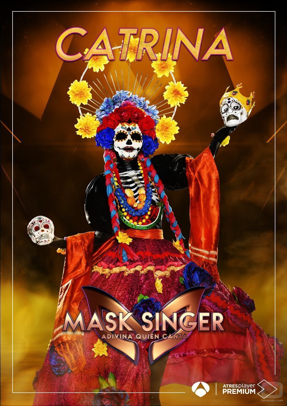 La máscara de Catrina en 'Mask singer: adivina quien canta'