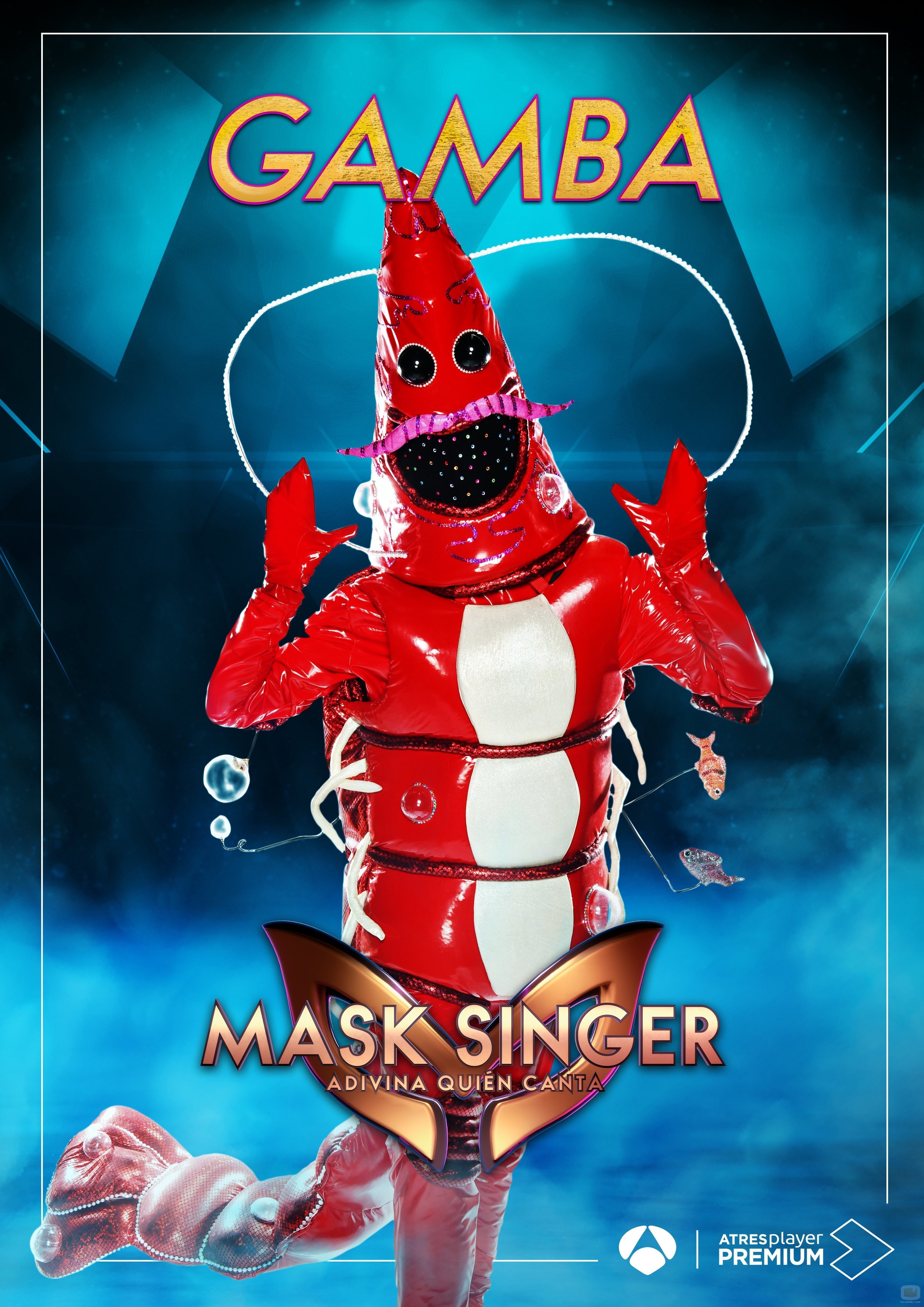 La máscara de Gamba en 'Mask singer: adivina quien canta'