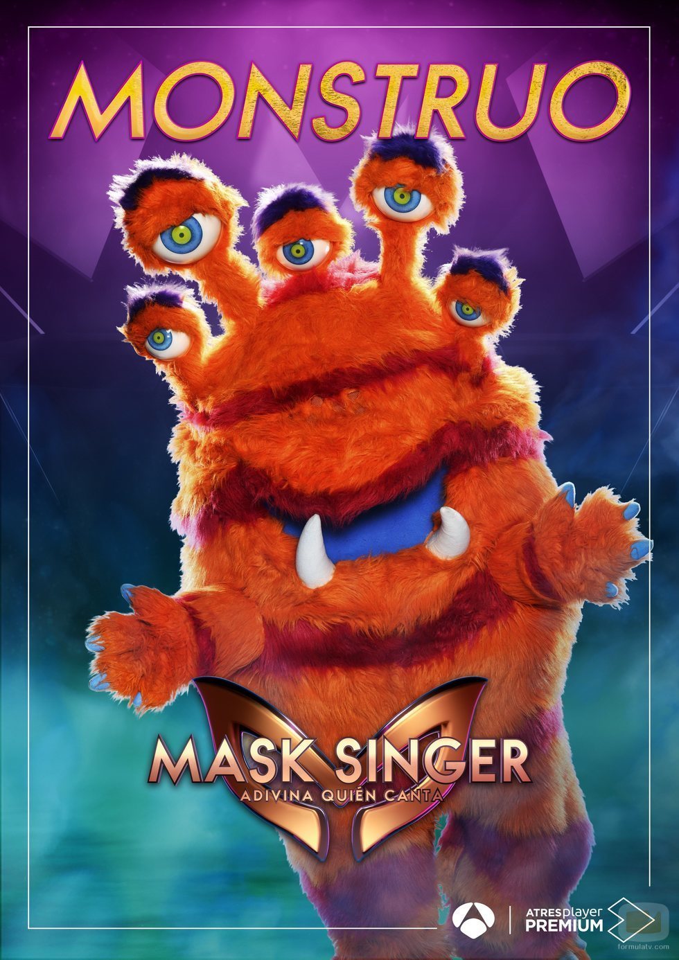 La máscara de Monstruo en 'Mask singer: adivina quien canta'