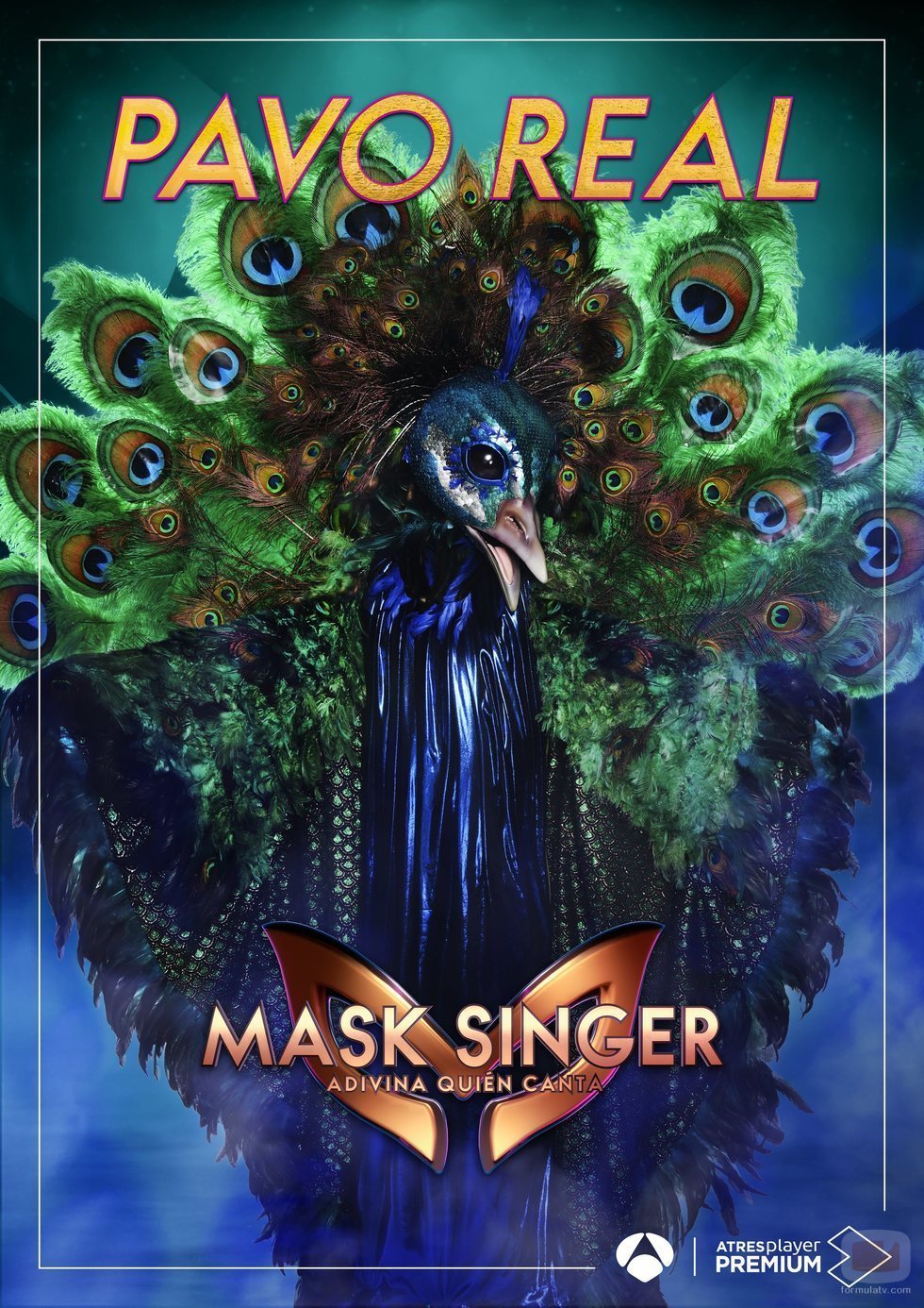 La máscara de Pavo Real en 'Mask singer: adivina quien canta'
