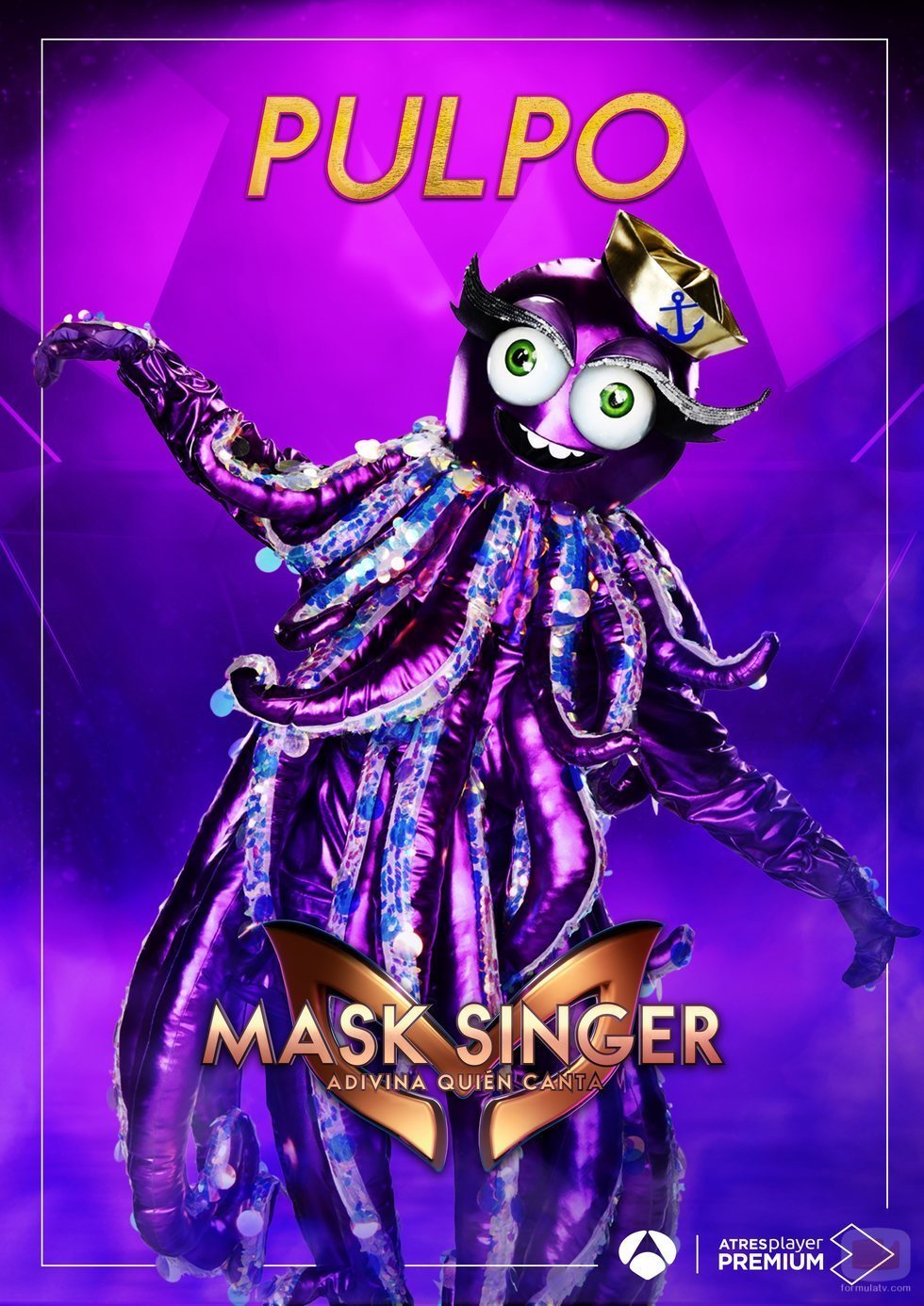 La máscara de Pulpo en 'Mask singer: adivina quien canta'