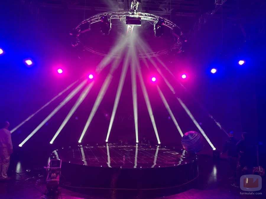 Pista central del escenario de TVE para Eurovisión Junior 2020