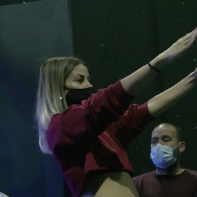 Vicky Gómez explica la coreografía de Eurovisión Junior 2020