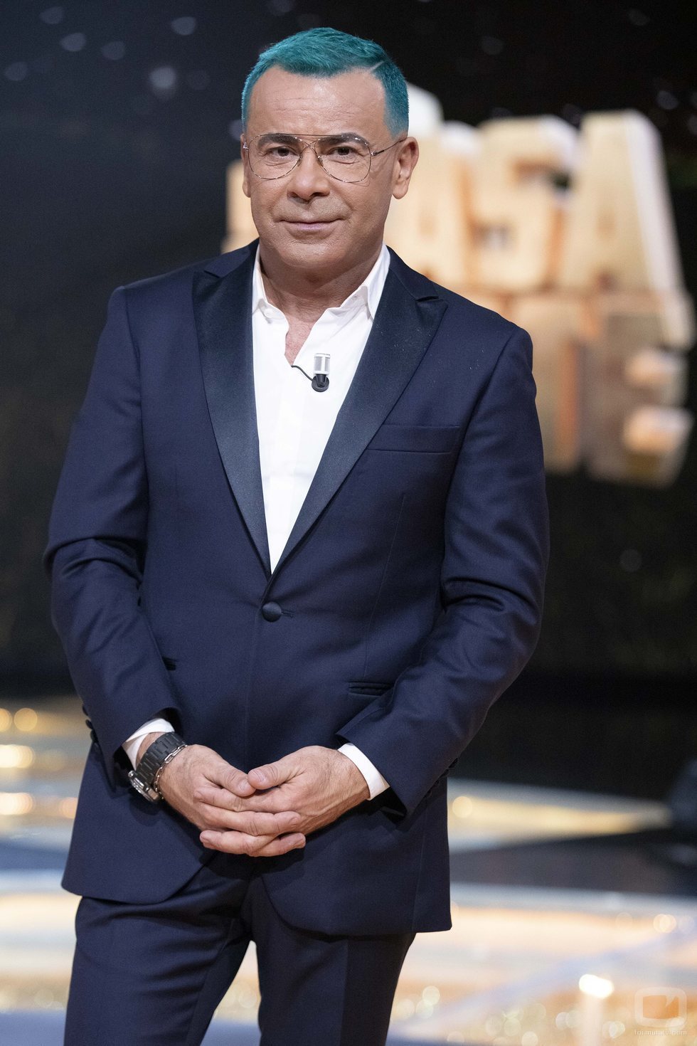 Jorge Javier Vázquez estrena pelo azul en 'La casa fuerte 2'