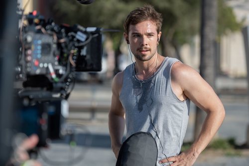 Carlos Cuevas en el rodaje de la segunda temporada de 'Merlí. Sapere Aude'