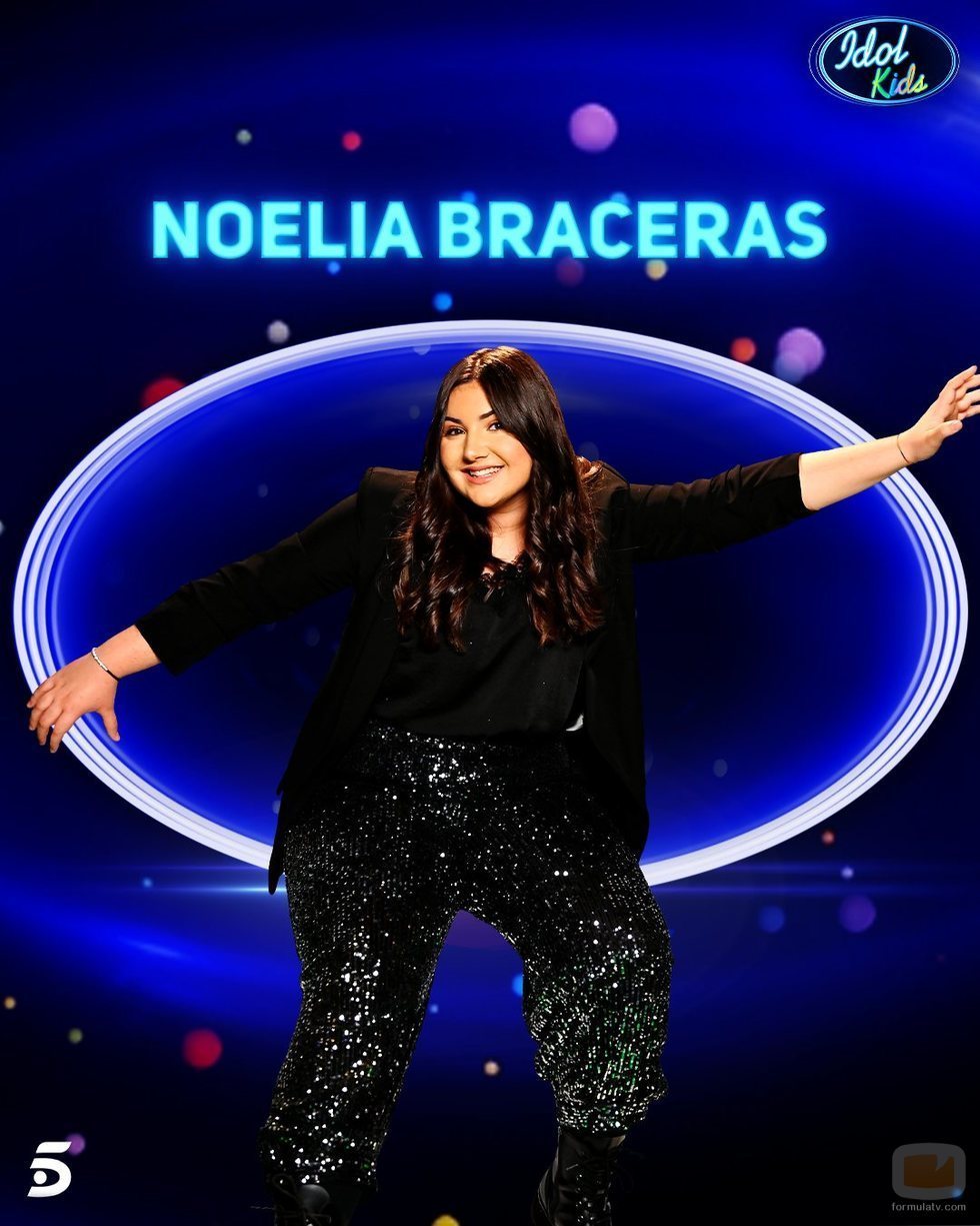 Noelia Braceras, semifinalista de la primera gala de 'Idol Kids'