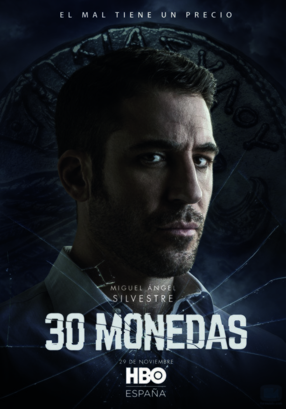 Póster de Paco (Miguel Ángel Silvestre) en '30 monedas'