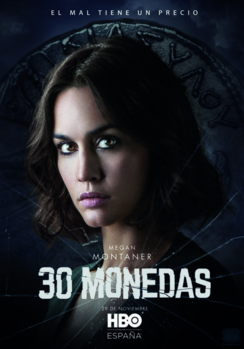 Póster de Elena (Megan Montaner) en '30 monedas'