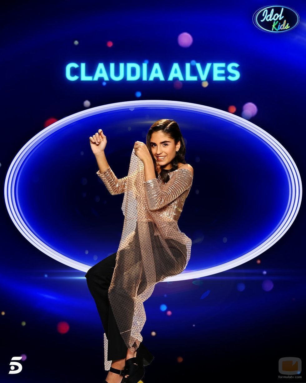 Claudia Alves, semifinalista de la tercera gala de 'Idol Kids'