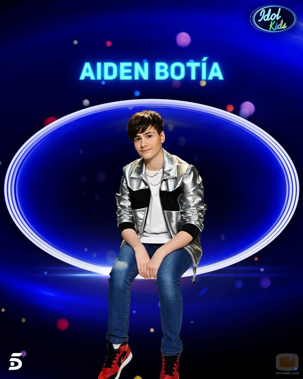 Aiden Botía, semifinalista de la tercera gala de 'Idol Kids'