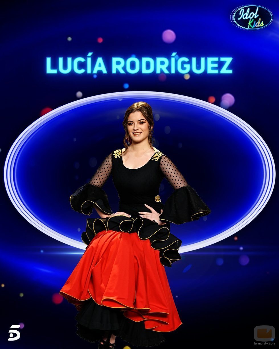 Lucía Rodríguez, semifinalista de la tercera gala de 'Idol Kids'
