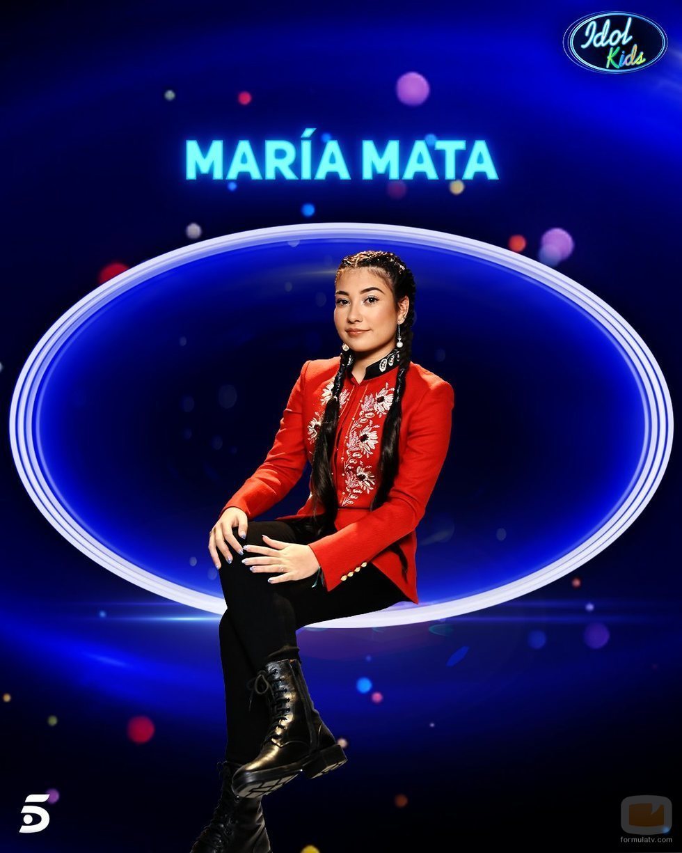 María Mata, semifinalista de la tercera gala de 'Idol Kids'