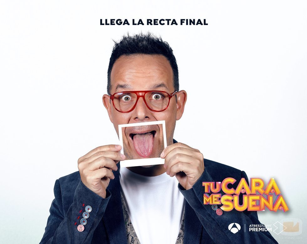 Posado de Àngel Llàcer para la recta final de 'Tu cara me suena 8'