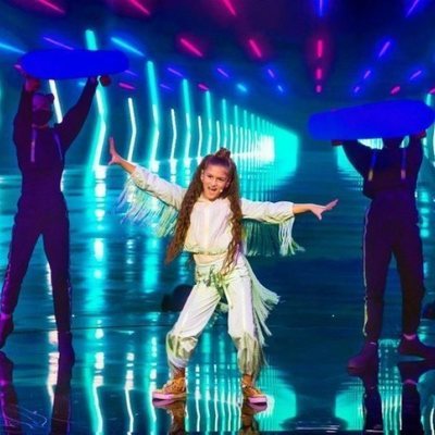 Soleá Morente, representante de España, baila su tema "Palante" en la Gran Final de Eurovisión Junior 2020