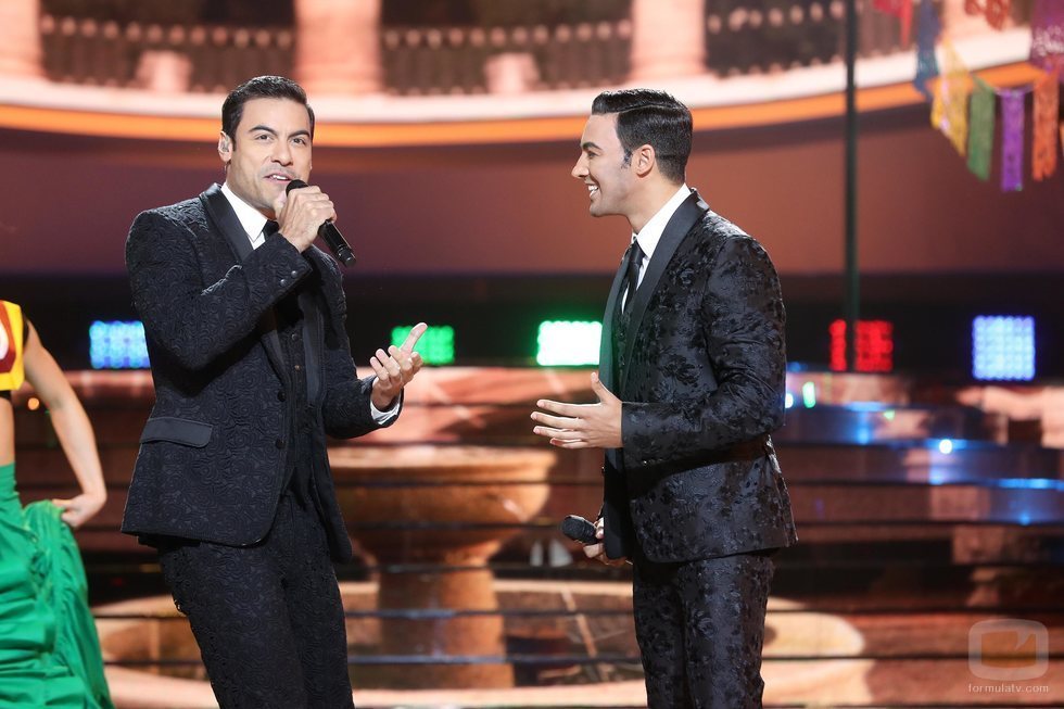 Jorge González es Carlos Rivera en la Gala 12 de 'Tu cara me suena 8'