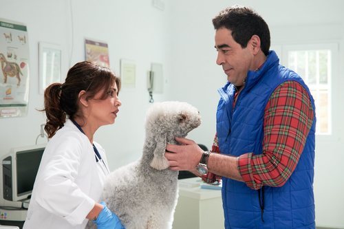 Mónica Cruz y Pablo Chiapella en 'La que se avecina'