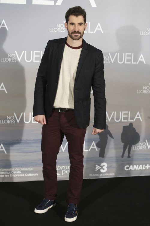 José Sospedra posa en la premiere de "No llores, vuela"