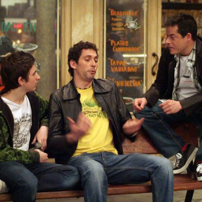David Castillo, Paco León y Jorge Sanz en 'Aída'