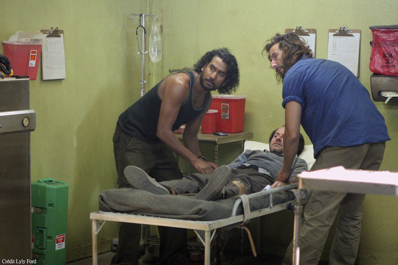 Sayid y Desmond con Minkowski en 'Lost'