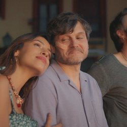 Salva Reina, Ana Verónica Schultz y Pedro Ángel Roca en 'Deudas'