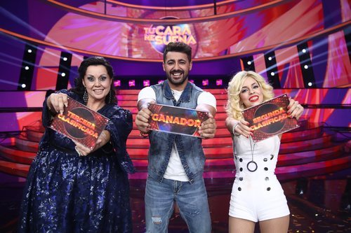 Cristina Ramos, Jorge González y Nerea Rodríguez, el top 3 de la final de 'Tu cara me suena 8'