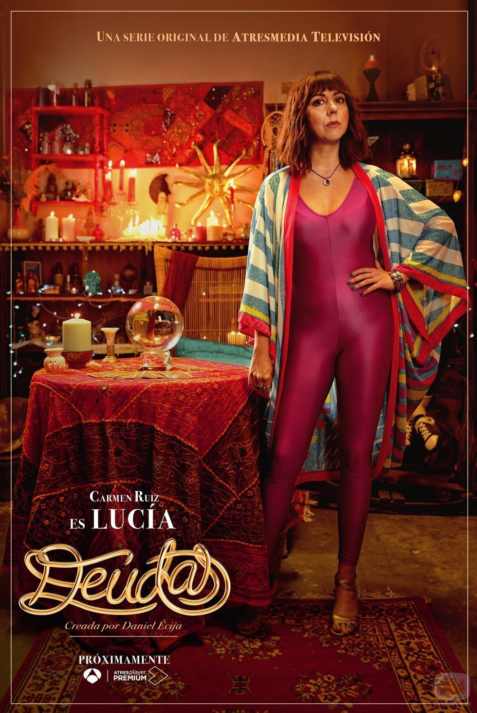 Cartel de Lucía en 'Deudas'