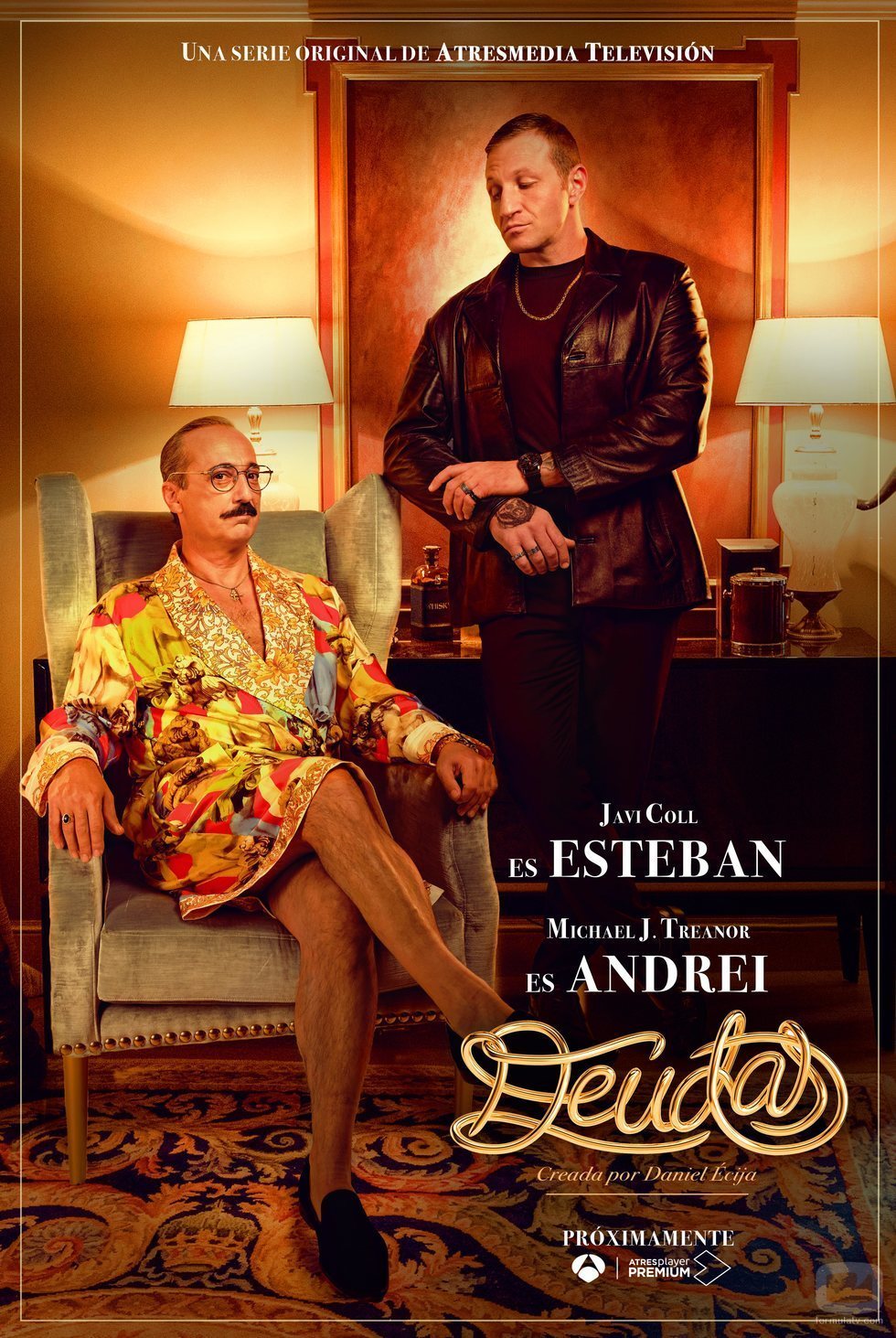 Cartel de Esteban y Andrei en 'Deudas'