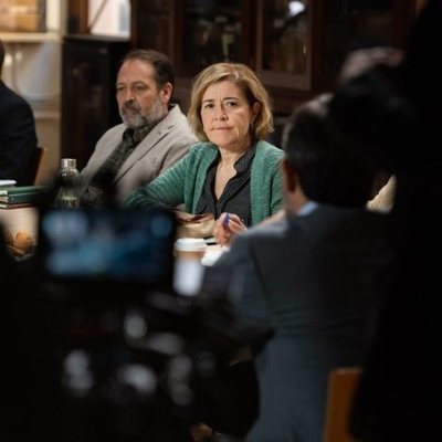 María Pujalte, en el rodaje de 'Merlí: Sapere Aude 2'