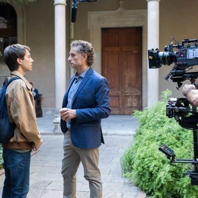 Pere Vallribera y Joan Negrié, en 'Merlí: Sapere Aude 2'
