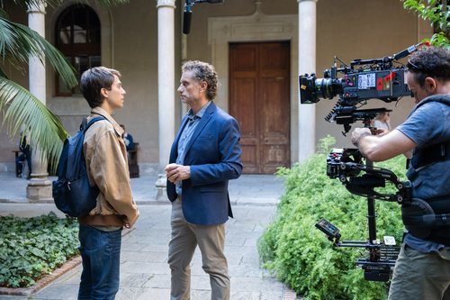 Pere Vallribera y Joan Negrié, en 'Merlí: Sapere Aude 2'