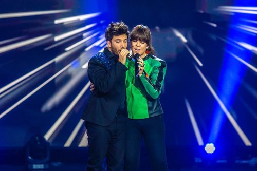 Blas Cantó con Vanesa Martín en 'Destino Eurovisión'