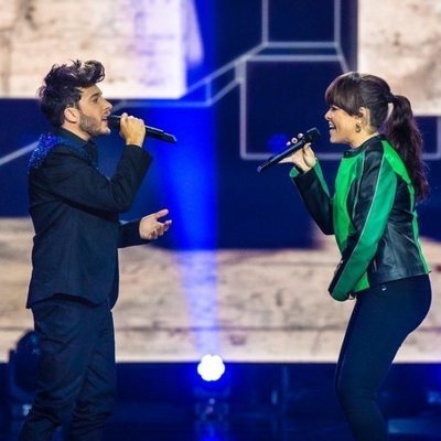 Blas Cantó canta con Vanesa Martín en 'Destino Eurovisión'