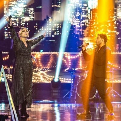 Edurne canta con Blas Cantó en 'Destino Eurovisión'