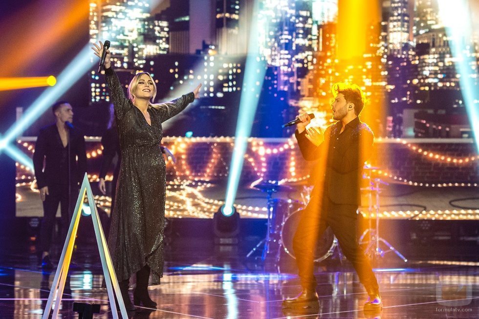 Edurne canta con Blas Cantó en 'Destino Eurovisión'