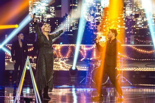 Edurne canta con Blas Cantó en 'Destino Eurovisión'