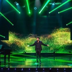 Blas Cantó en el escenario de 'Destino Eurovisión'