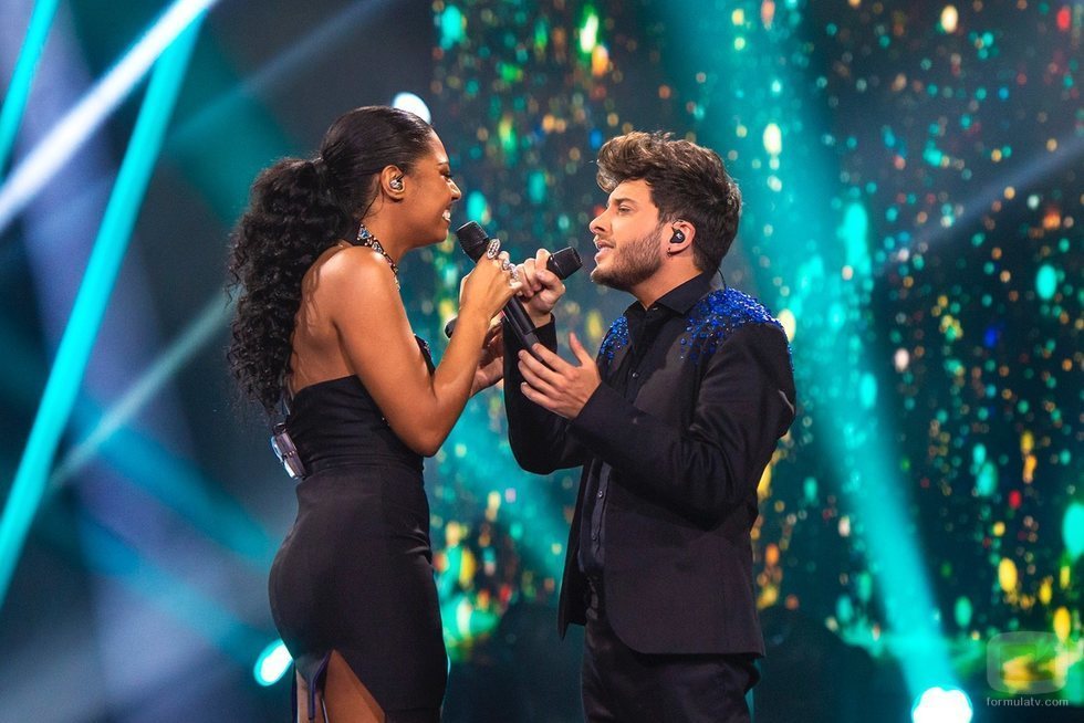 Blas Cantó interpreta un tema con Nia Correia en 'Destino Eurovisión'