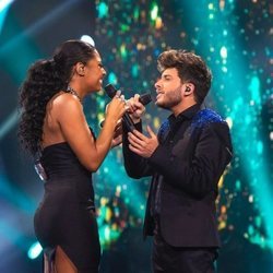 Blas Cantó interpreta un tema con Nia Correia en 'Destino Eurovisión'
