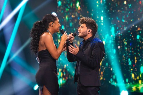 Blas Cantó interpreta un tema con Nia Correia en 'Destino Eurovisión'