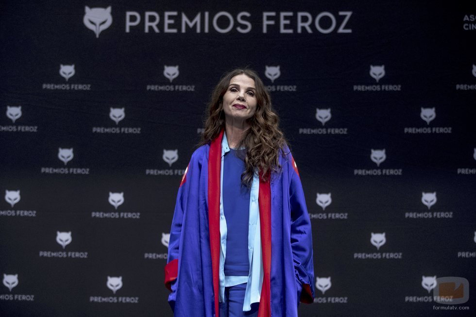 Victoria Abril en la presentación de los Premios Feroz 2021