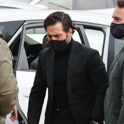 David Bustamante asiste al funeral de Àlex Casademunt