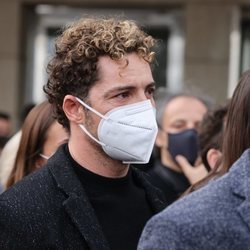 David Bisbal en el entierro de Álex Casademunt