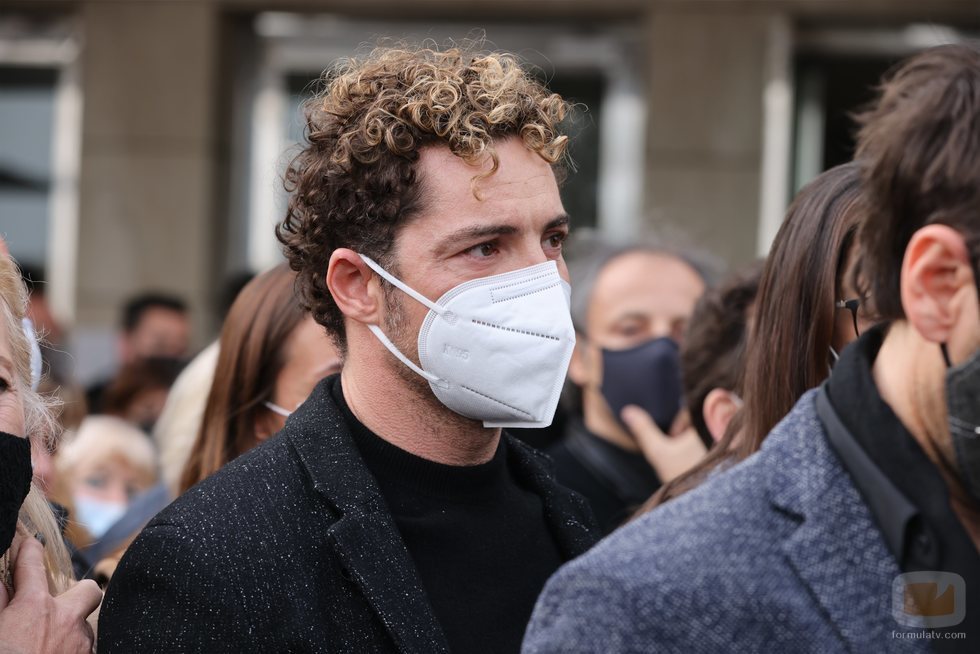 David Bisbal en el entierro de Álex Casademunt